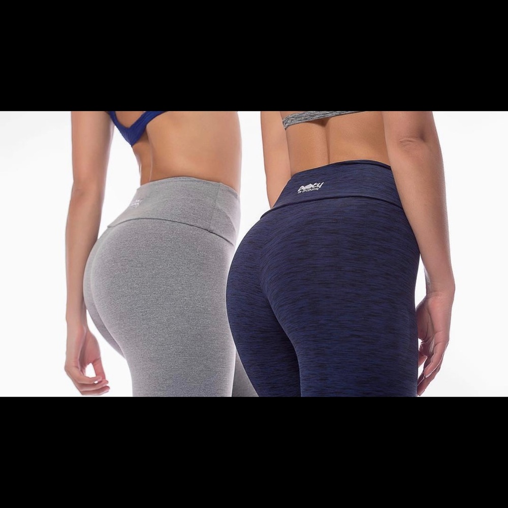 Booty by Brabants High-Waist Leggings - Gray and Navy